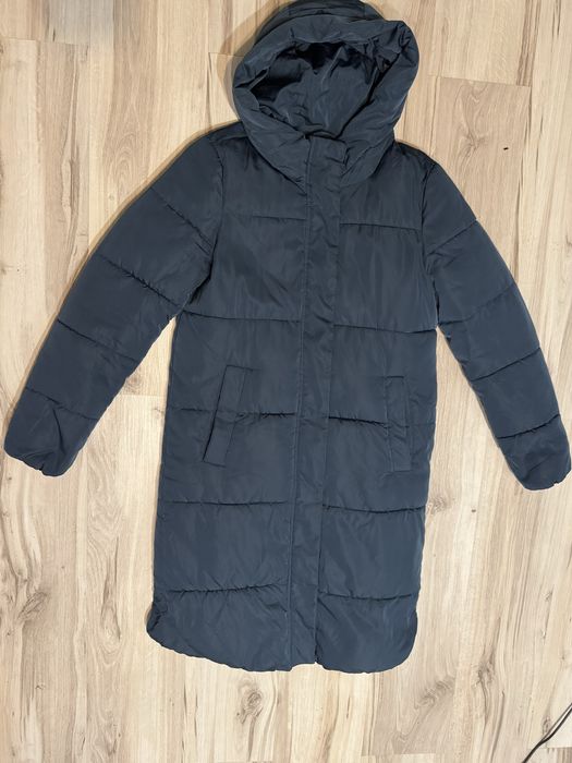 Pikowany płaszcz damski oversize rozmiar XS-S