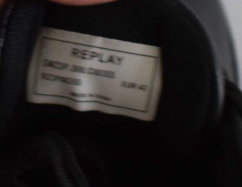 Replay Sneakersy buty czarne skórzane 42