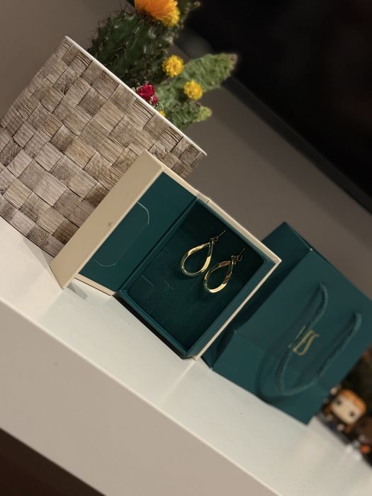 Kolczyki złote - łezki (Nowe)