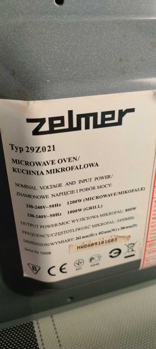 Kuchenka mikrofalowa Zelmer 29Z021