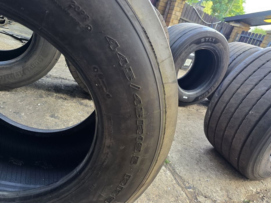 12mm Opona 445/45R19.5 DOUBLE COIN RR905 RR 905 Naczepowa MEGA