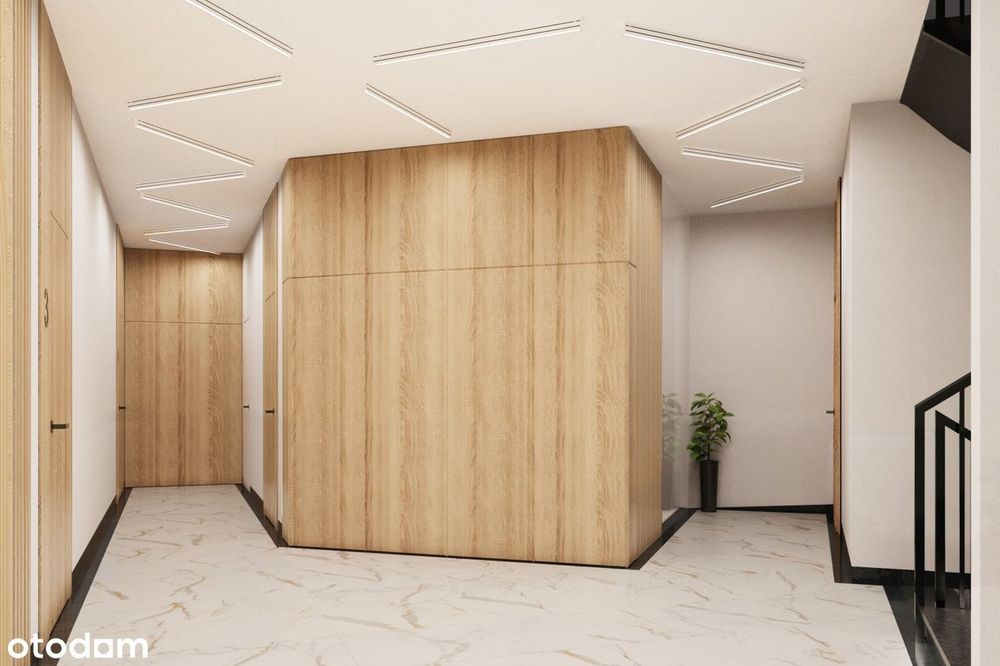 Nowe mieszkanie 2 pokoje 46,01 m² z ogródkiem 21,54 m² .