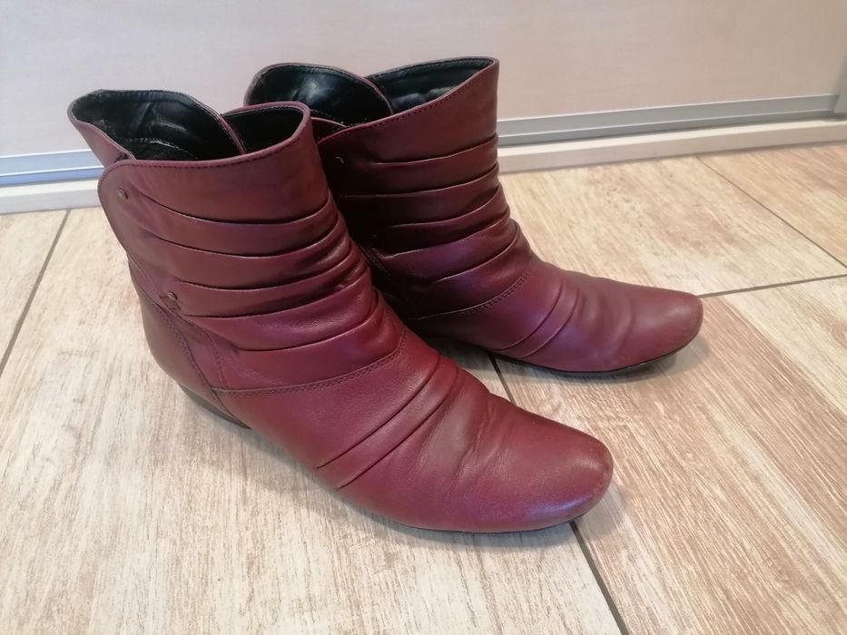 buty botki 39 używane za darmo damskie