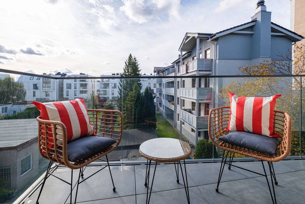 Nowy Apartament Sopot 5 min do Plaży 2 Sypialnie Balkon Parking Nocleg w Sopocie 3 pokoje