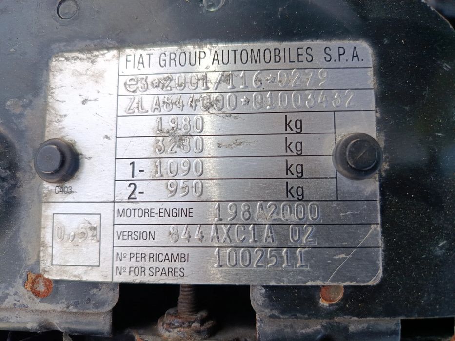 Motor completo LANCIA Delta III (844_)