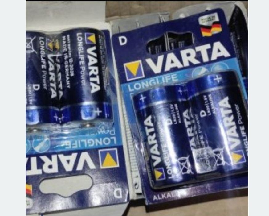 Алкалиновая щелочная батарейка Varta  longlife Power