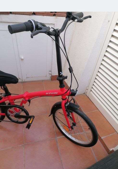 Bicicleta dobrável como nova