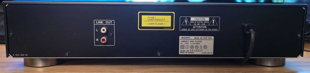 Odtwarzacz CD Sony CDP-590 nowy laser
