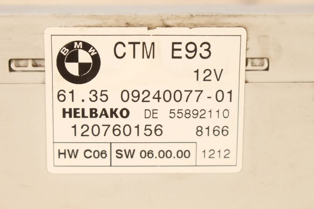 Módulo genérico BMW 3 Cabriolet (E93)