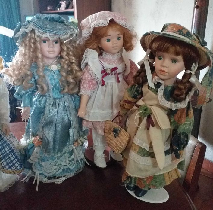 bonecas de porcelana (lote)