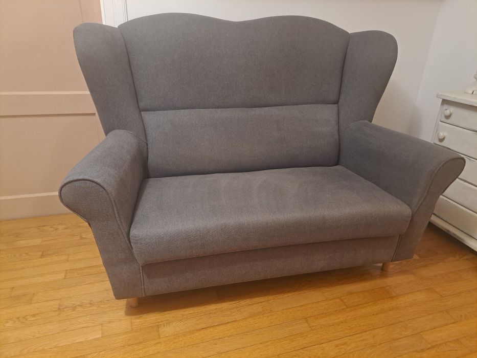 Sofa 2-osobowa szara