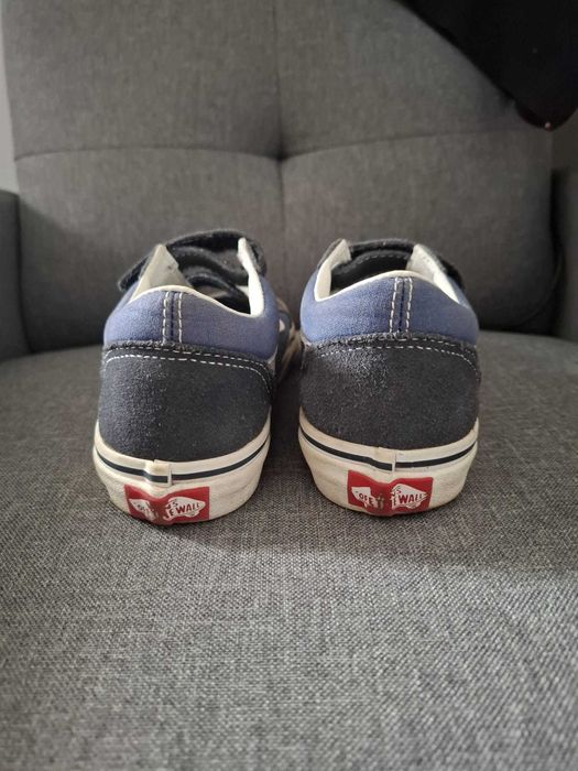 Vans Ténis Old Skool V Criança (Azul - 33)