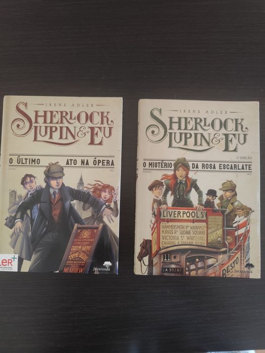Livros Sherlock Lupin e Eu