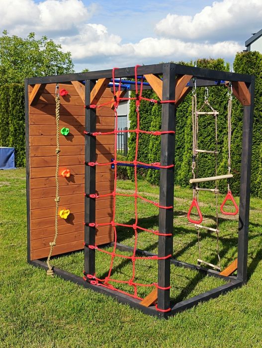 Plac zabaw małpi gaj ścianka wspinaczkowa tor przeszkód - NOWY