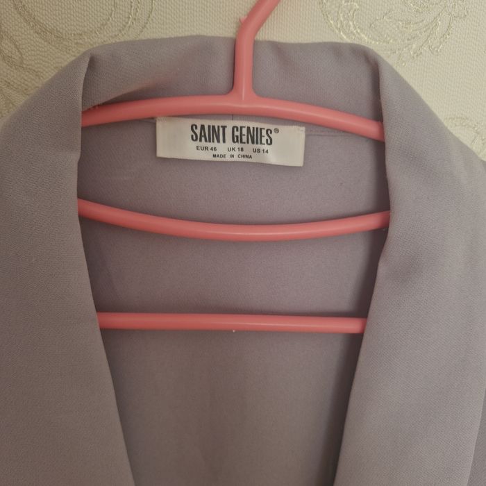 Сукня -жакет/плаття блейзер/світло -лавандовий