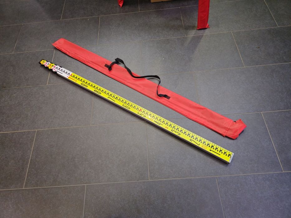 5м Рейка Геодезическая Для Оптического нивелира Алюминиевая Новая