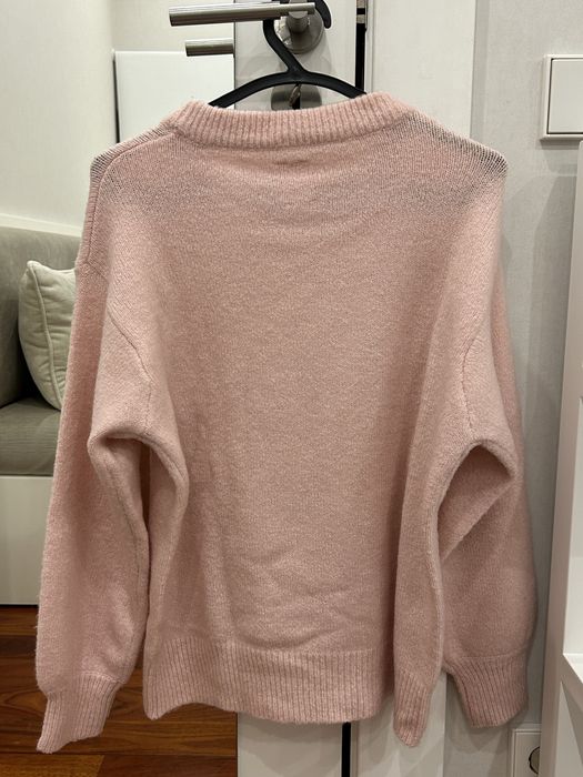 Camisola de malha cor-de-rosa Zara