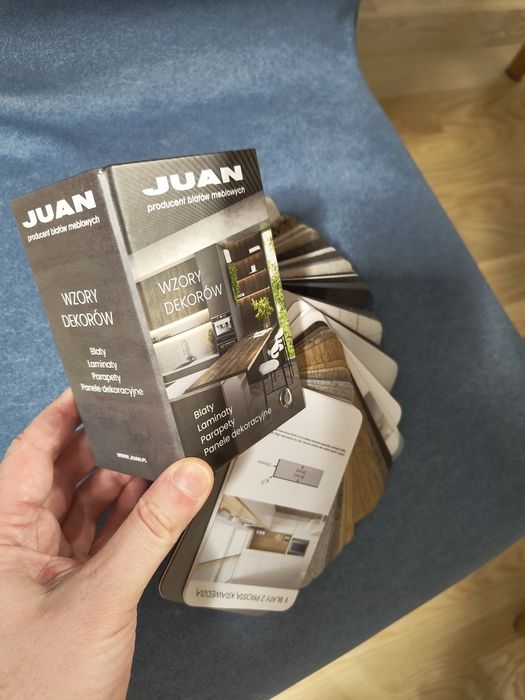 Wzornik JUAN - wzory dekorów blaty laminaty parapety płyty meblowe