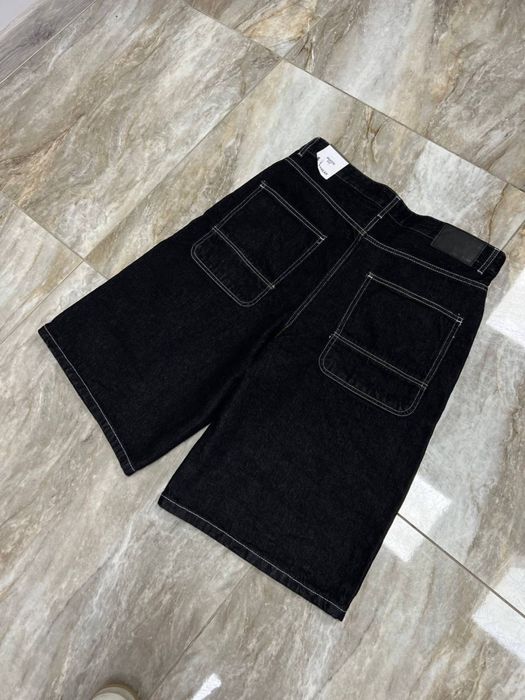 Нові широкі шорти джинсові BAGGY raw shorts широкие шорты реп ecko sk8