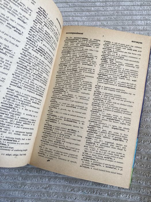słownik The Oxford School Dictionary 1974