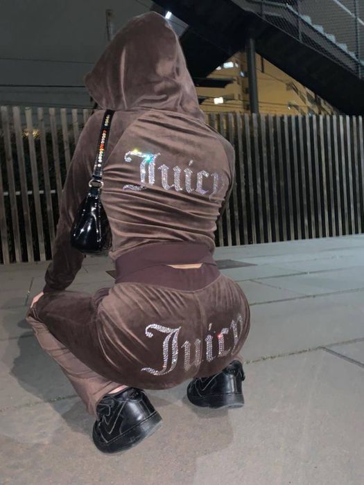 Костюм juicy couture велюр велюровый спортивный комплект