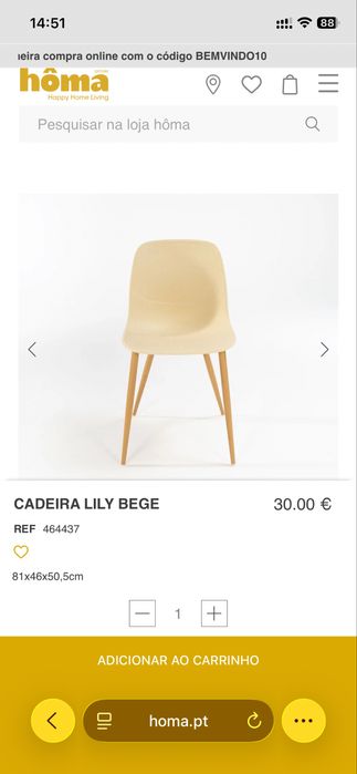 Mesas + Cadeiras Homa