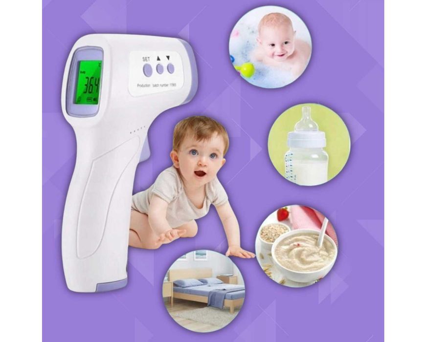 Termometr Bezdotykowy Elektroniczny Medyczny na Podczerwień LCD