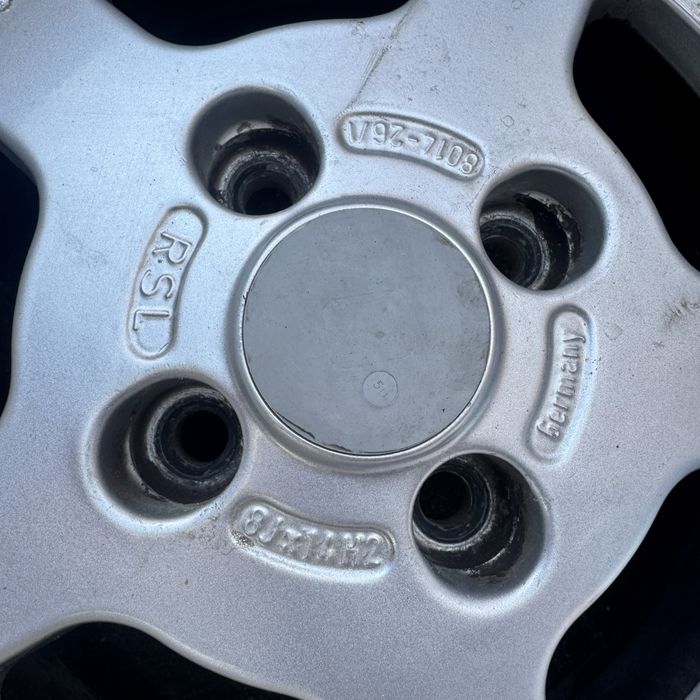 Rsl 8 9 J 14” 4x100 rant cult jak rh steffan gotti vw golf polo