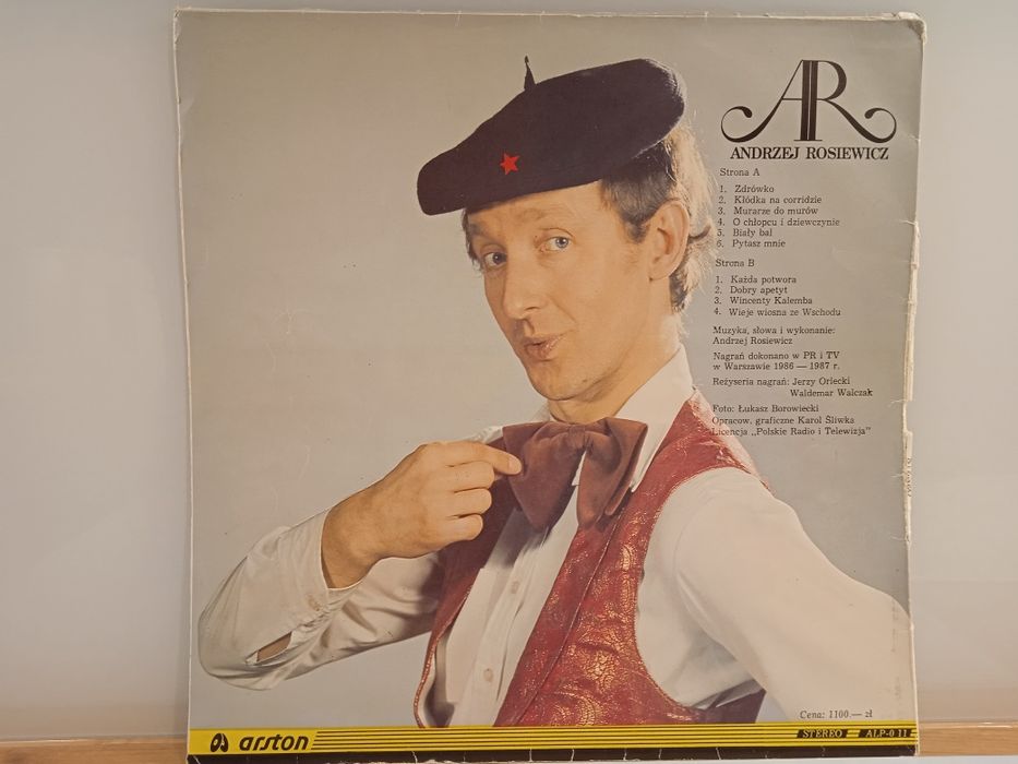 Andrzej Rosiewicz - Zdrówko winyl