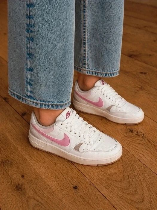Nike Gamma Force 37,5 białe sneakersy damskie wygodne casual skórzane