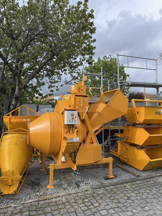 Central Concrete Mixer Betão 400 L, Three-Phase, with New Rake-Type Paddle64729962404226123