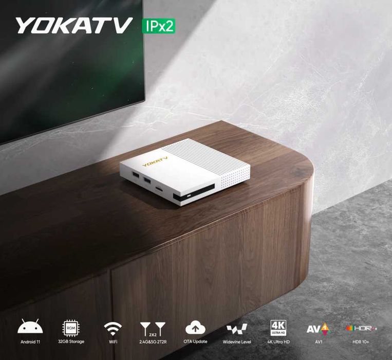 YOKA IPX2 | 4GB/32GB | Android TV | Box Nova