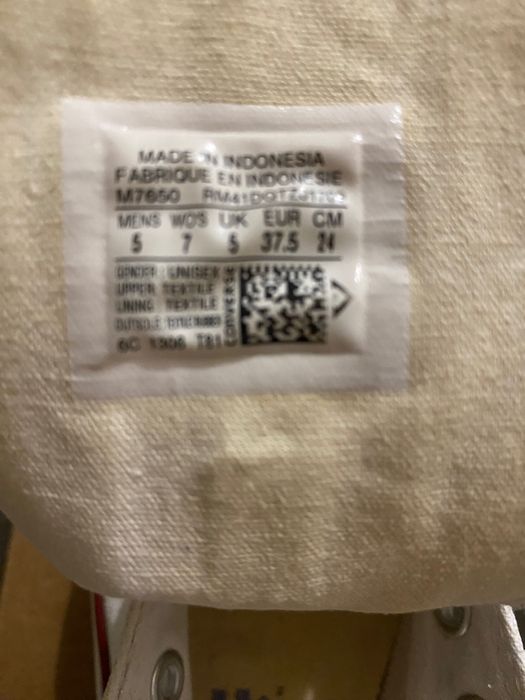 Trampki Converse białe damskie rozm.37,5 czyli 5