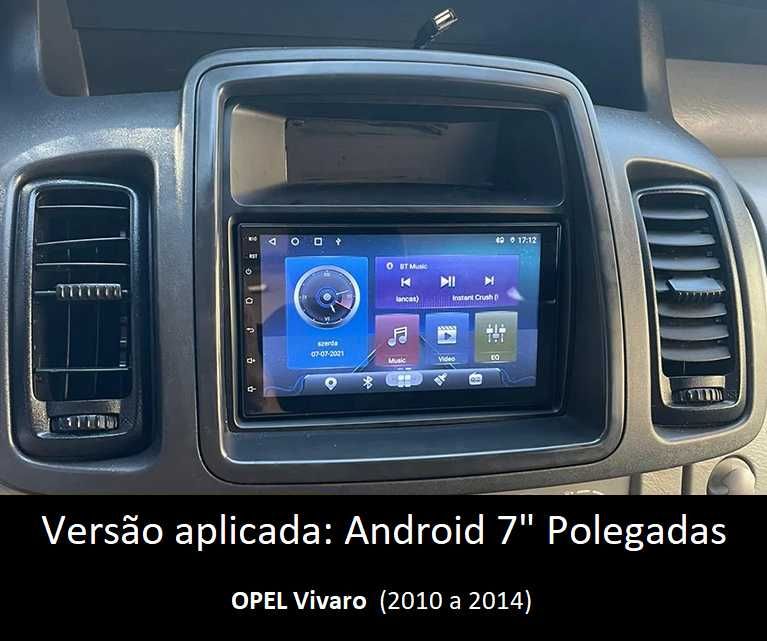 (NOVO) Rádio 2DIN • OPEL Vivaro (Desde 2001 a 2019) • Android [4+64GB]