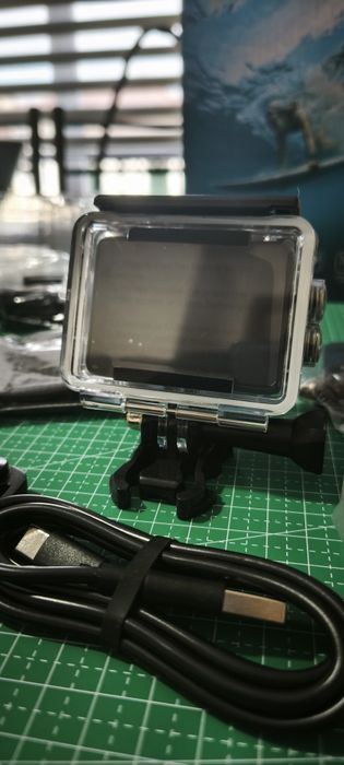 Action câmara 5k nunca usada com microfone externo