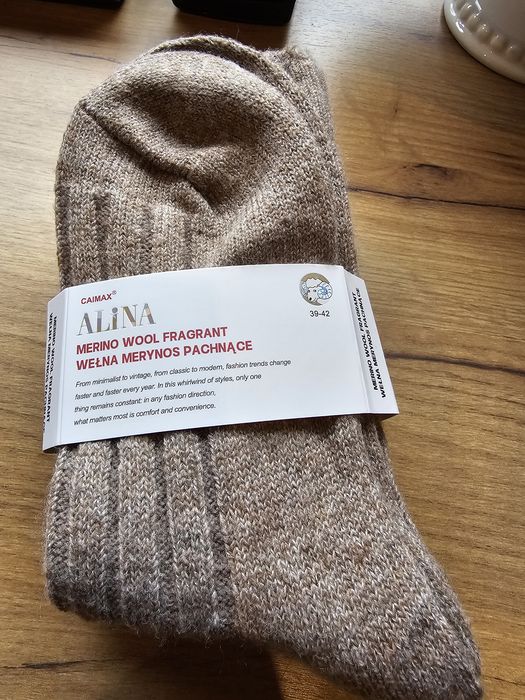Dwie pary skarpet Merino 39-42
