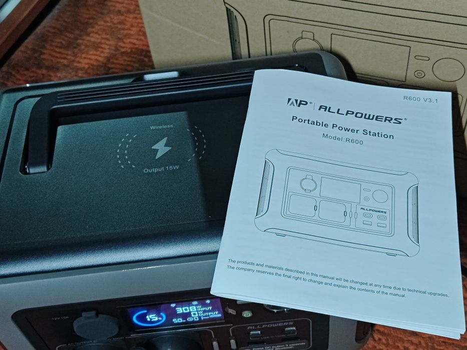 Зарядна станція AllPowers R600 (299Wh/600W) — Нова