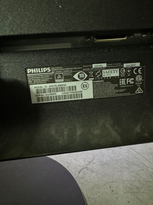 Monitor uszkodzony PHILIPS