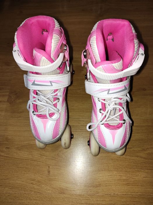 Łyżworolki z opcją zmiany na wrotki