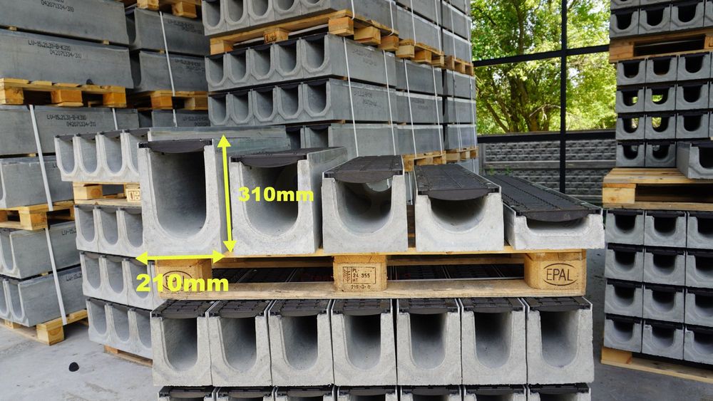 ODWODNIENIE LINIOWE D400 21x31 Betonowe - Żeliwo!