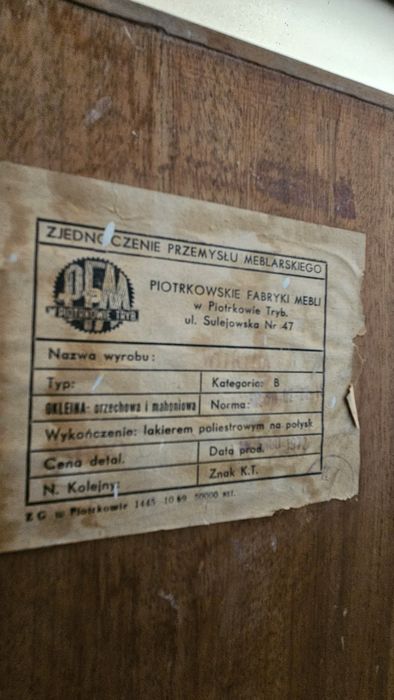 PRL bardzo ładny antyk. Wysoki połysk