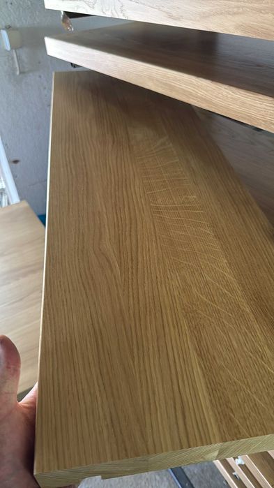 Schody drewniane trepy DĘBOWE JESIONOWE producent szybkie terminy Stopnie schodowe na WYMIAR
