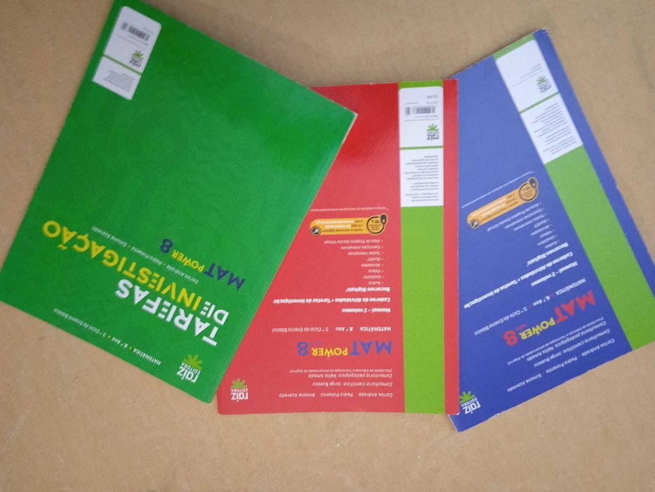 Manual MatPower 8 - Matemática - 8.º ano  (COMO NOVO)