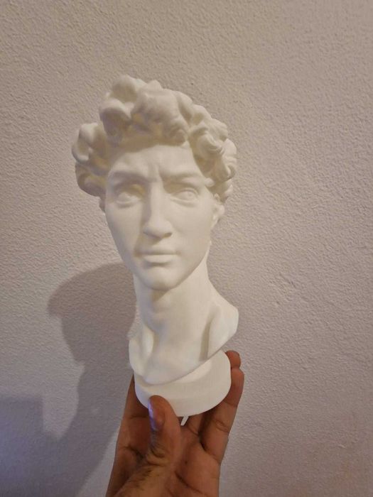 vaso busto grego imprimido em 3d