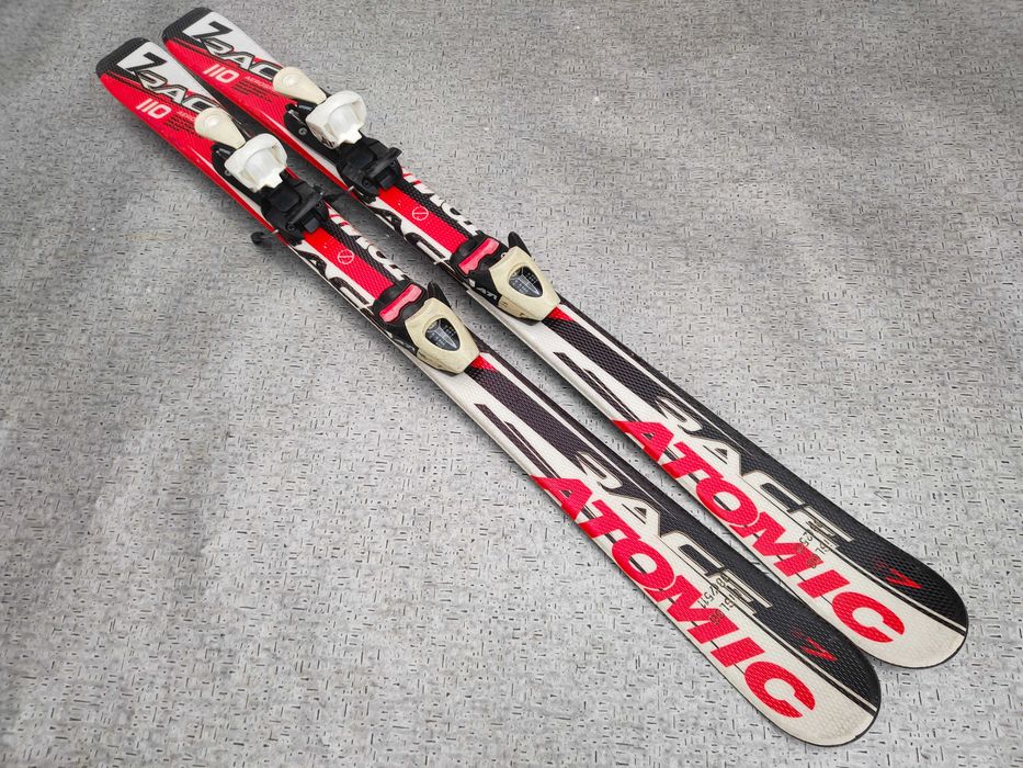 Fajne dziecięce narty ATOMIC RACE 7 110 cm! Po serwisie, Db stan!