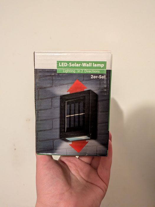 Lampki solarne 2 sztuki lampka solarna lampa