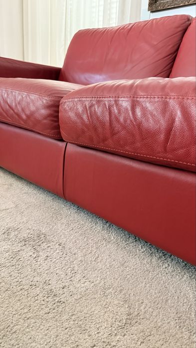 Conjunto de 2 sofás de pele Chateaux D’ax