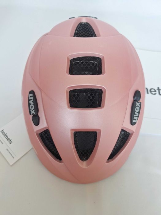 Kask rowerowy dziecięcy Uvex Kid 2 CC Pink Polka Dots XS/S 46-52cm