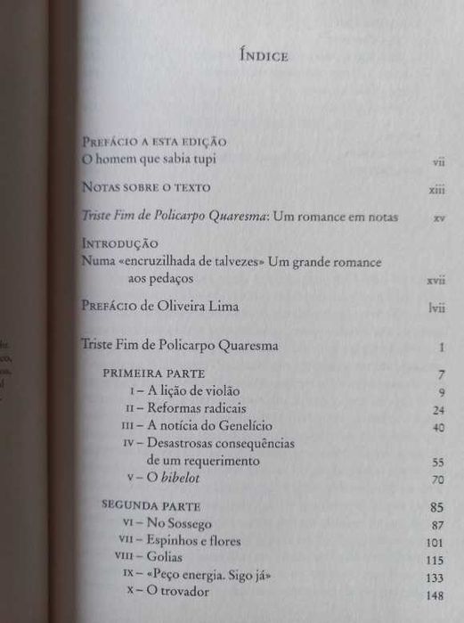 Triste Fim de Policarpo Quaresma - Lima Barreto
