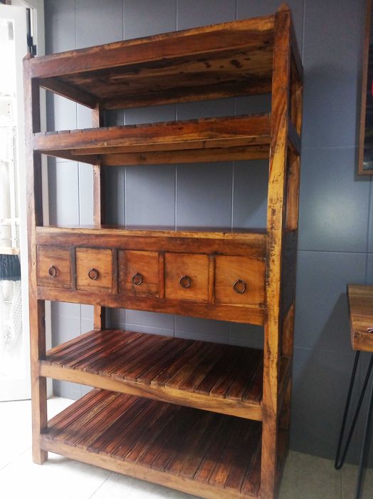 Móvel Mexicano Antigo- Madeira Maciça